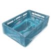 HDPE kratzakken 30my formaat 58/2x22x63 (Blauw)