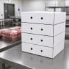 Paraatdozen 700 grams met deksel formaat 390 x 290 x 120 mm (Wit)