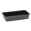 APET KS 73 H vleeswarenschalen formaat 230 x 135 x 45 mm (Zwart)