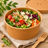Kraft Salade bowl 1000ml bruin