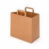 Papieren kraft tasjes 32x22x26cm 21L 80gr