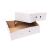 Paraatdozen 700 grams met deksel formaat 390 x 290 x 120 mm (Wit)