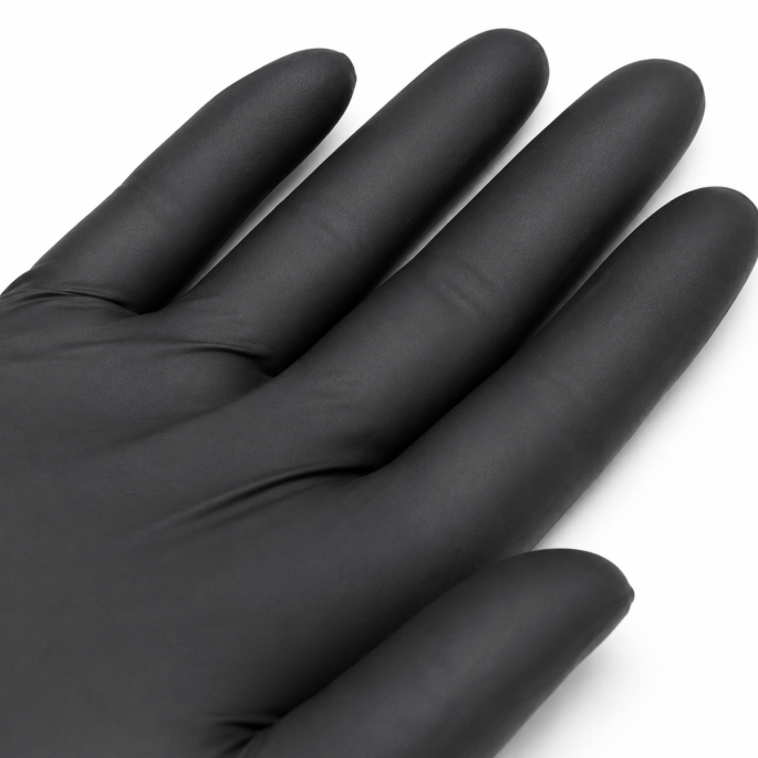 Handschoenen nitril zwart