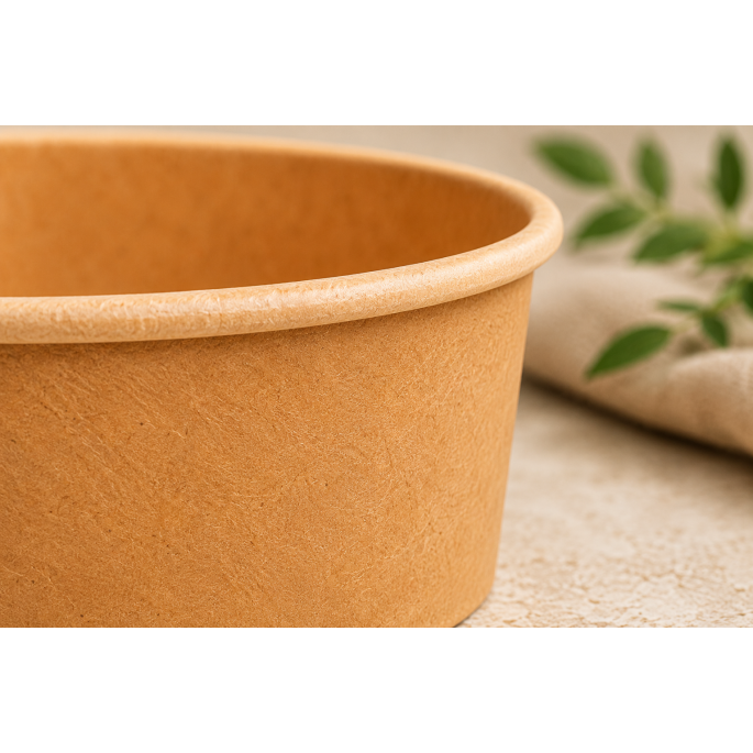Kraft Salade bowl 1000ml bruin