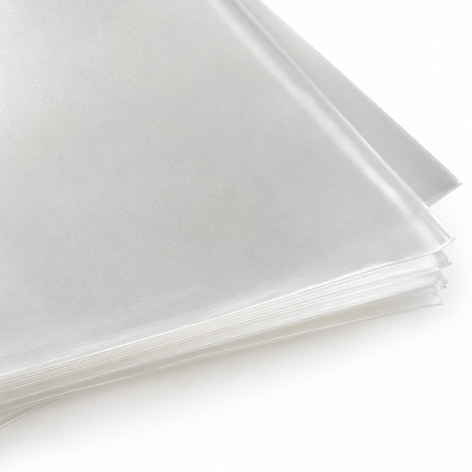 PP tussenleggers perfo vleeswaren formaat 130 x 200 mm (Transparant)