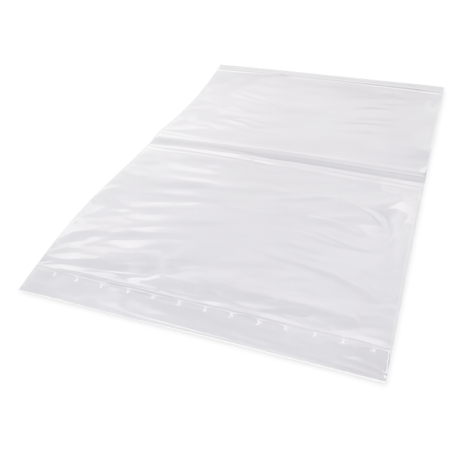 HDPE vlakke zakken 35my 600 x 900 mm