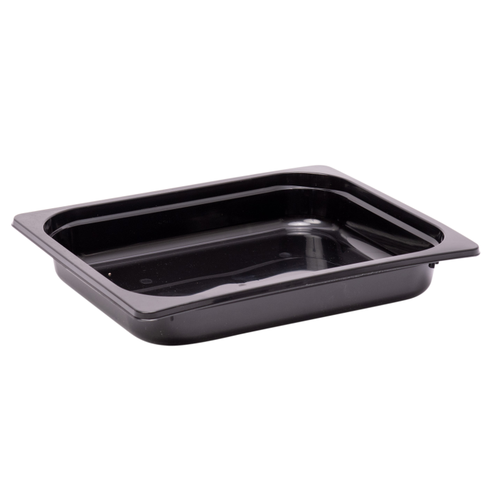 PP 1/2 gastro spuitgietschaal zwart