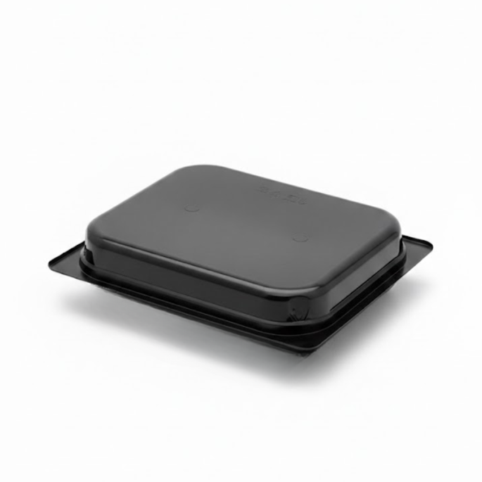 PP 1/2 gastro spuitgietschaal zwart