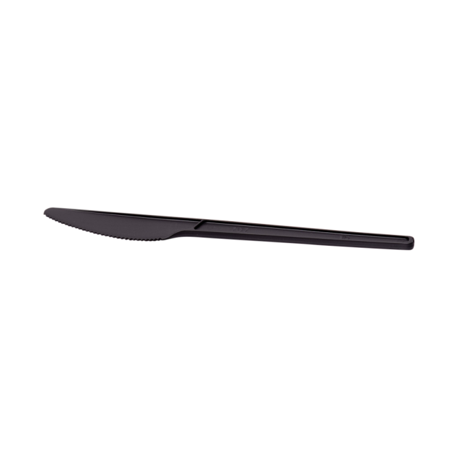 Messen antraciet PP 187mm