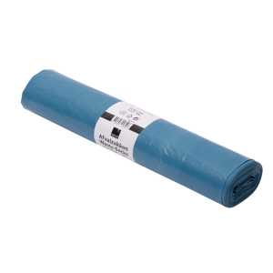 LDPE vuilzak blauw 43my 800x1100 mm