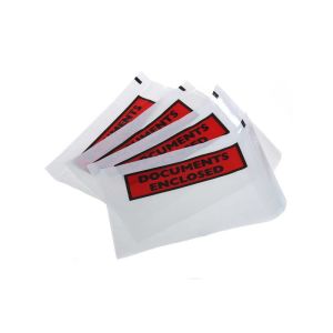 Dokulop (Paklijstenvelop) C6 formaat 165 x 122 mm ''Documents Enclosed''